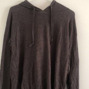 Dark Gray Hooded Sweatshirt